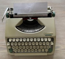 OLYMPIA Koffer Schreibmaschine SPLENDID 33, 1960er Jahre, funktioniert