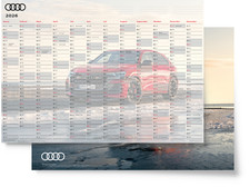 Audi Jahresplaner 2026 - DIN A1 - POSTER - Officially licensed by AUDI AG