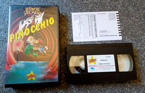 Pinocchio vhs stardust vintage - pinocchio,