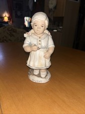 Alice Figuren Gretel 21cm, mit starken Gebrauchsspuren,Stück abgebrochen,Vintage