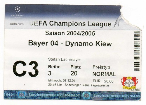 Ticket bayer leverkusen - bayer,