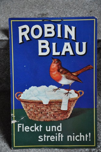 Altes reklameschild robin - altes,