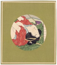 Shunga farbholzschnitt - shunga,
