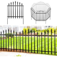 Eleganter Metall-Gartenzaun, 5