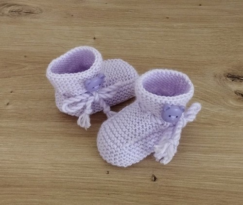 Babyschuhe gestrickt - babyschuhe,,