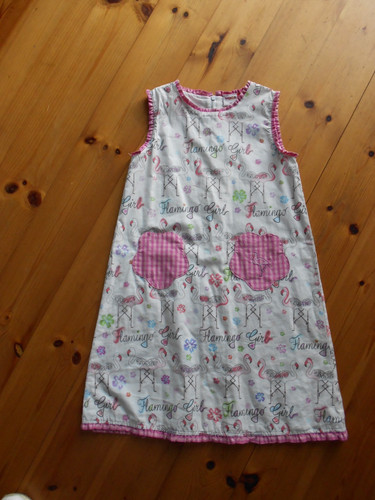 Yigga kleid flamingo mädchen - kleid,