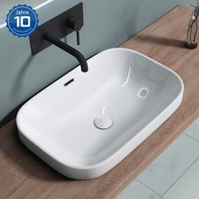 Waschbecken keramik Aufsatzwaschbecken weiß Einbauwaschbecken Waschtisch Br5082