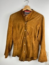 Vintage Brown Suede Leather