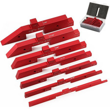 Frästisch Setup Bars 7 Stück Präzisions Setup Blöcke Aluminium Messgerät Set Zum Selbermachen      