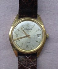 alte Armbanduhr GUB Glashütte Spezimatic Kal.75 mit Datum 26 Rubis