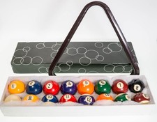 Satz Billard Pool-Kugeln, ca. 51mm für kleine Tische, inkl. Triangel, OVP