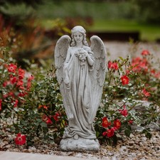 Engel mit Flügel Grabdeko