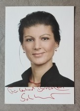14879 Sahra Wagenknecht Autogrammkarte original signiert
