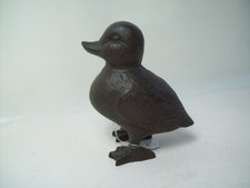 Ente Gusseisen Deko Garten Neu Landhaus shabby Rost braun