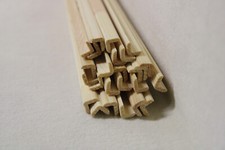 (a20)  10Stk 100cm Winkelleiste Kiefer gez. 11x11mm Eckleisten Holzleisten