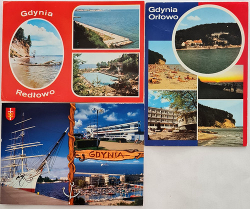Postkarten lot gdynia - lot, 3