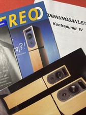 Audioplan Kontrapunkt 4, Boxen Werbung Technische Daten Programmblatt Anleitung