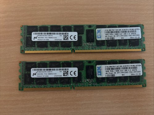 32gb 2x16gb ddr3 ram - 2x16gb, micron