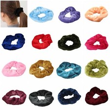 Samt Haargummi Velour Zopfgummi Haarband Pferdesschwanz Scrunchie