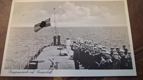 Flaggenparade auf - ak,