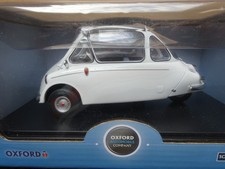 Heinkel Trojan Kabinenroller Oldtimer weiss Modelauto ca.15cm *NEU*  1:18