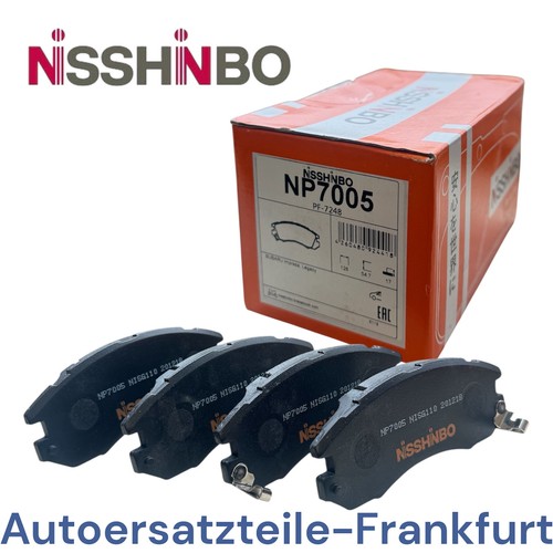 Nisshinbo bremsbeläge vorne - nisshinbo,