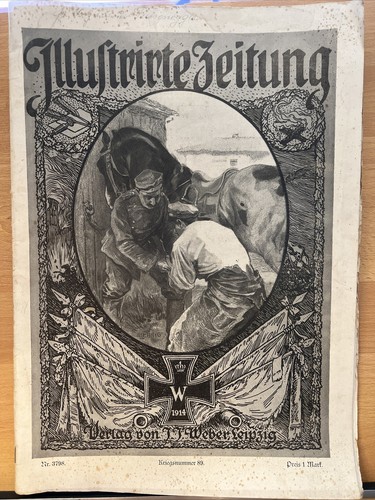 Illustrirte zeitung 1916 antik - zeitung,