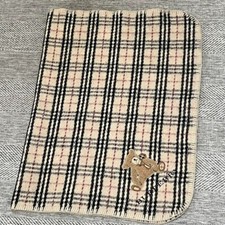 BURBERRY Nova Check Multifunktions Kinderdecke Baby Bär Design Gebraucht