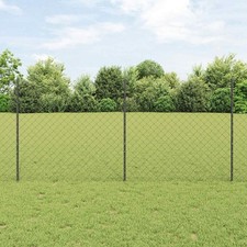 Zaun mit pfosten vidaxl - pfosten,