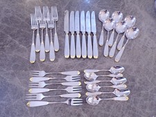 WMF Modell PRISMA GOLD Tafelbesteck für 6 Personen 30 Teile in Cromargan TOP !