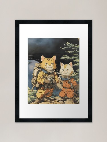 Anime katze gerahmter - katze, (ep.107)