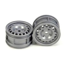 M-CHASSIS CLASSIC FELGEN 1:10 "STAHL OPTIK" (2 STÜCK) SILBERGRAU # 300445623