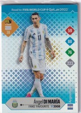 Panini Road to Qatar World Cup 2022 No. 38 Angel Di Maria Fans' Favourite
