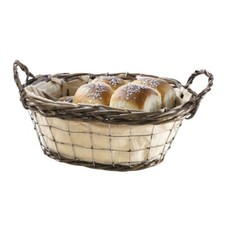 Brotkorb Brötchenkorb Frühstückskorb Obstkorb Servierschale Brotschale Weide 