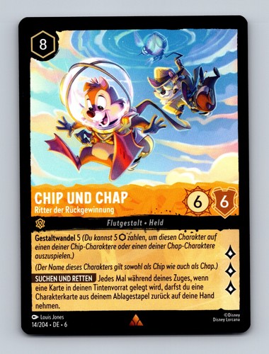 Tcg lorcana karte chip und - lorcana,