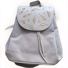 City Rucksack Damen klein Beige-gold 