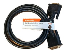 Vivanco DVI-D single link Anschlusskabel DVI-D Stecker  -  DVI-D Stecker 1.8 m