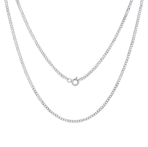 10k weißgold 2mm damen - weißgold,