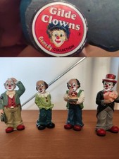 Gilde Clowns 4 Stück Comedy Collection Glücksbringer Figuren