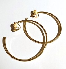 Paar creolen ohrclips - creolen,