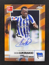 Topps 2020-21 Chrome Dodo Lukebakio /25 Hertha BSC Berlin