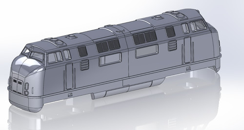 Spur lokomotive v200 bausatz - lokomotive,