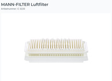MANN-FILTER C 3220 Luftfilter