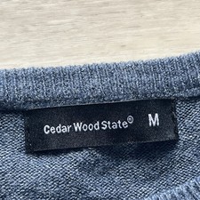 Feinstrickpullover Blau Herren