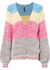 Strickjacke mit Color Block