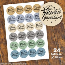 24 Aufkleber "selbst