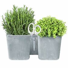 Kräutertopf Blumentopf Kräuter Pflanzen Pflanzgefäß Twins Cube