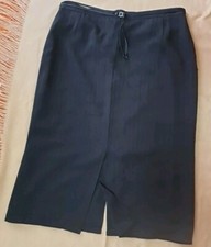 KOMBI MODE Rock, Lang 80cm , Gr. 46  Schwarz Elegant Mit Glitzer Fäden  Festlich