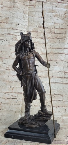 Indianer krieger chief bronze - krieger,