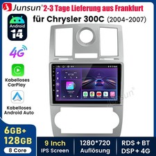 Für Chrysler 300 300C 2004-07 Carplay Android 14 6+128G 8Kern Autoradio GPS Navi
